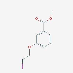 molecular formula C10H11IO3 B8355622 Methyl 3-(2-iodoethoxy)benzoate 