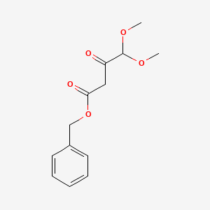 molecular formula C13H16O5 B8356072 Benzyl 4,4-dimethoxy-3-oxobutanoate 