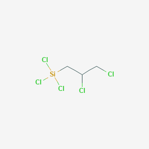molecular formula C3H5Cl5Si B8356624 Trichloro(2,3-dichloropropyl)silane CAS No. 18083-19-7