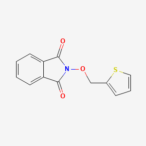 molecular formula C13H9NO3S B8356833 N-(2-Thienylmethyloxy)phthalimide CAS No. 39685-80-8