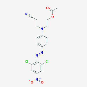 molecular formula C19H17Cl2N5O4 B008357 Disperse Orange 30 CAS No. 5261-31-4