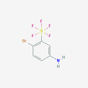 (5-Amino-2-bromophenyl)pentafluorosulfur