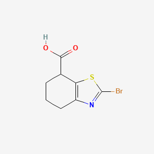 2-Bromo-4,5,6,7-tetrahydrobenzo[d]thiazole-7-carboxylic acid