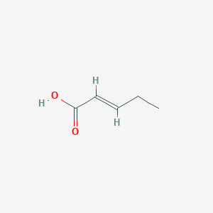 molecular formula C5H8O2 B083571 2-Pentenoic acid CAS No. 13991-37-2