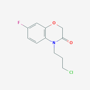 4-(3-Chloropropyl)-7-fluoro-4H-benzo[1,4]oxazin-3-one