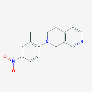 2-(2-Methyl-4-nitrophenyl)-1,2,3,4-tetrahydro-2,7-naphthyridine