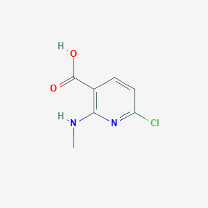 6-Chloro-2-(methylamino)nicotinic acid