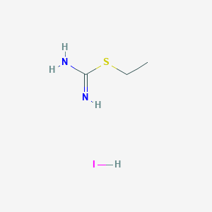 molecular formula C3H9IN2S B8357171 S-ethylisothiourea hydroiodide CAS No. 13882-27-4