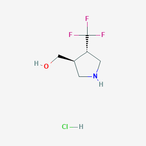 Trans-3-hydroxymethyl-4-trifluoromethylpyrrolidine hydrochloride