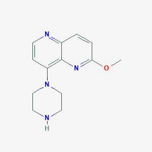 2-Methoxy-8-piperazin-1-yl-[1,5]-naphthyridine