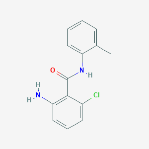 2-Amino-6-chloro-N-o-tolylbenzamide