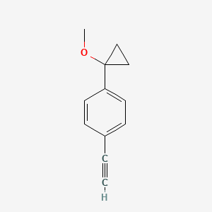 1-Ethynyl-4-(1-methoxycyclopropyl)-benzene