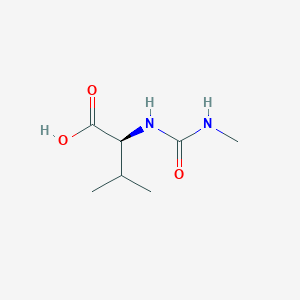 molecular formula C7H14N2O3 B8357549 N-methylcarbamoyl valine CAS No. 84860-36-6