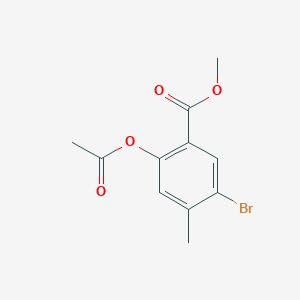 Methyl 2-(acetyloxy)-5-bromo-4-methylbenzoate