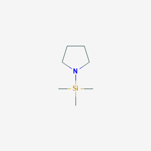 molecular formula C7H17NSi B083576 1-(Trimethylsilyl)pyrrolidine CAS No. 15097-49-1