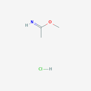 molecular formula C3H8ClNO B083577 Methyl acetimidate hydrochloride CAS No. 14777-27-6