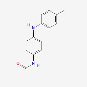 molecular formula C15H16N2O B8357727 N-[4-[(4-methylphenyl)amino]phenyl]acetamide 