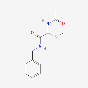 2-Acetylamino-2-methylthio-N-benzylacetamide