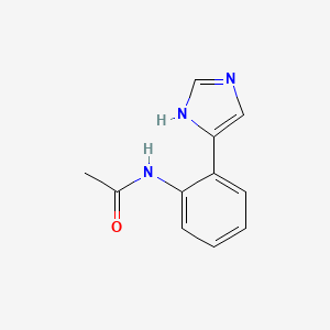 N-(2-(1H-imidazol-4-yl)phenyl)acetamide