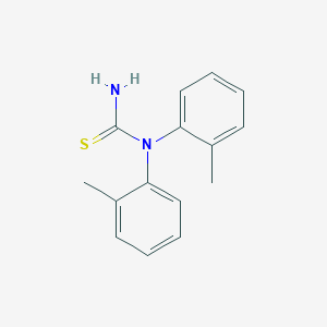 molecular formula C15H16N2S B8357872 N,N-Bis(2-methylphenyl)thiourea CAS No. 29729-75-7