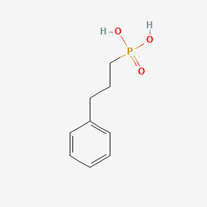 molecular formula C9H13O3P B8358038 g-Phenylpropylphosphonate 