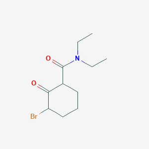 3-Bromo-2-oxo-cyclohexanecarboxylic acid diethylamide
