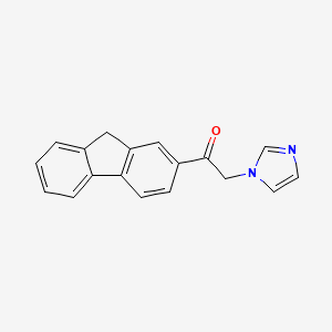 Ethanone, 1-(9H-fluoren-2-YL)-2-(1H-imidazol-1-YL)-