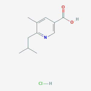 6-Isobutyl-5-methyl-nicotinic acid hydrochloride