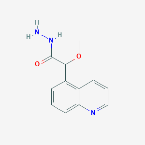 2-Methoxy-2-(quinolin-5-yl)acetohydrazide