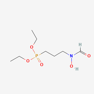 N-(3-diethoxyphosphorylpropyl)-N-hydroxy-formamide