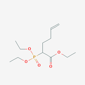 Ethyl 2-(diethoxyphosphoryl)hex-5-enoate