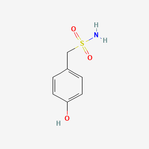 molecular formula C7H9NO3S B8358132 (4-Hydroxyphenyl)methanesulfonamide 