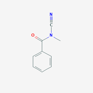 molecular formula C9H8N2O B083582 N-Cyano-N-methylbenzamide CAS No. 13829-13-5