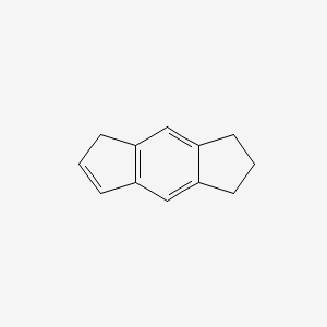 molecular formula C12H12 B8358215 1,2,3,5-Tetrahydro-s-indacene 