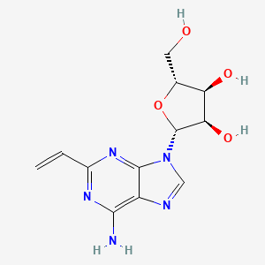 molecular formula C12H15N5O4 B8358254 2-Vinyladenosine 