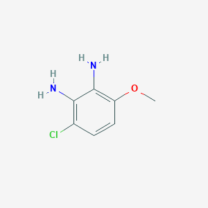molecular formula C7H9ClN2O B8358289 3-chloro-6-methoxybenzene-1,2-diamine 