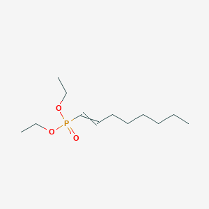 molecular formula C12H25O3P B8358374 Diethyl oct-1-EN-1-ylphosphonate CAS No. 86789-64-2