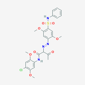 molecular formula C26H27ClN4O8S B083584 C.I. 颜料黄 97 CAS No. 12225-18-2