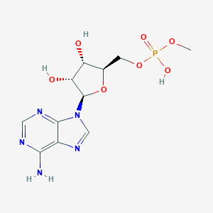 molecular formula C11H16N5O7P B083587 Adenosine 5'-(O-methylphosphate) CAS No. 13039-54-8