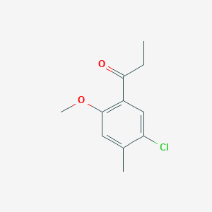 1-(5-Chloro-2-methoxy-4-methylphenyl)-1-propanone