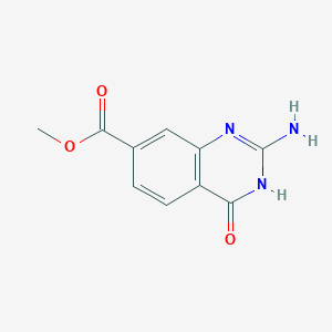 Methyl 2-amino-4-oxo-3,4-dihydroquinazoline-7-carboxylate