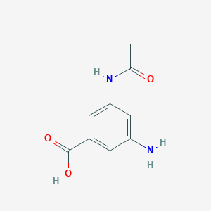 molecular formula C9H10N2O3 B083588 3-Acetamido-5-aminobenzoic acid CAS No. 15089-84-6