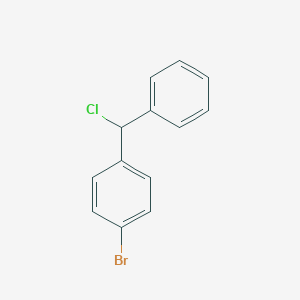 molecular formula C13H10BrCl B083590 1-Bromo-4-[chloro(phenyl)methyl]benzene CAS No. 13391-38-3