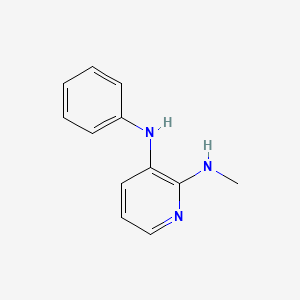 molecular formula C12H13N3 B8359374 N2-methyl-N3-phenylpyridine-2,3-diamine 
