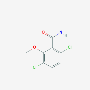 molecular formula C9H9Cl2NO2 B8359595 N-Methyl-2-Methoxy-3,6-Dichlorobenzamide 