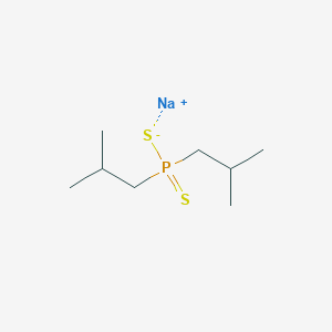 molecular formula C8H19NaPS2 B083596 SODIUM DI(ISOBUTYL)DITHIOPHOSPHINATE CAS No. 13360-78-6
