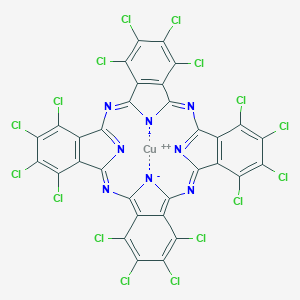 molecular formula C32Cl16CuN8 B083597 Copper perchlorophthalocyanine CAS No. 14832-14-5