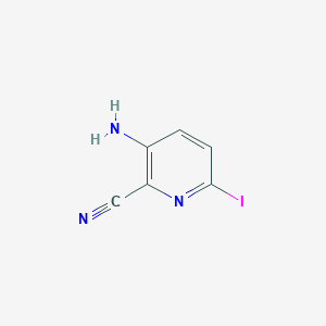 3-Amino-2-cyano-6-iodopyridine