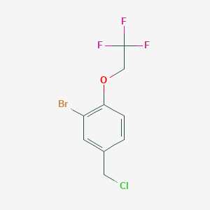 2-Bromo-4-(chloromethyl)-1-(2,2,2-trifluoroethoxy)benzene