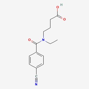 4-(4-cyano-N-ethylbenzamido)butanoic acid